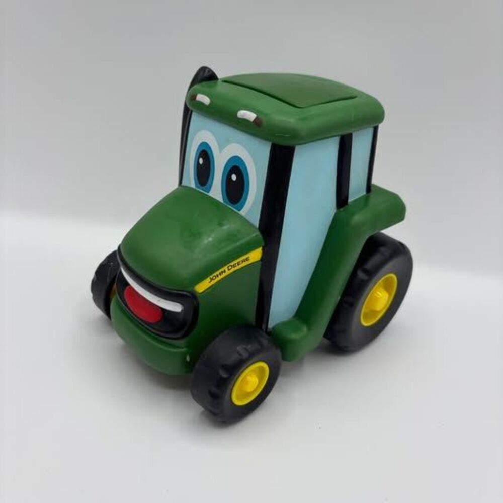TOMY John Deere Push n Roll Johnny Tractor Toy